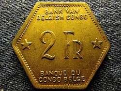 Kongó (Zaire) III. Lipót (1934-1951) 2 Frank 1943