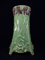 1900 körül FRANCIA SZECESSZIÓS FAJANSZ " SZAMOVÁR - VÁZA "