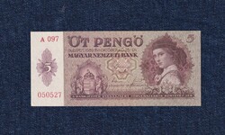 Háború előtti sorozat (1936-1941) 5 Pengő bankjegy 1939