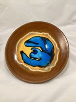 Kispesti absztrakt gránit tányér