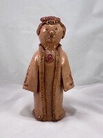 Kerámia figura, jelzett