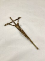 Erwin Huber (ausztria ) Bronz Feszület 1983