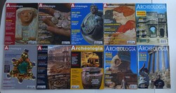 10 db francia régész magazin, újság. Őskor, Ókor, Középkor, Újkor, Jelenkor Régészet.