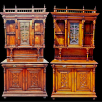 Renovated Neorenaissance Sideboards Pair