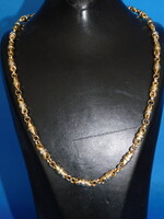 Arany 14k kétszínű nyaklánc 15.8 gr
