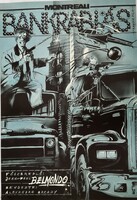Belmondo filmplakát. Montreali bankrablás (1986)