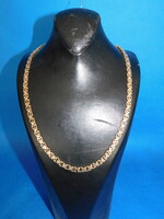 Arany 14k kétszínű nyaklánc 25.5 gr