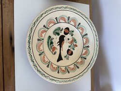 Nagyméretű Tiszafüredi 28cm-es Szűcs Imre Kerámia tál hibátlan sérülésmentes!