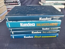 Milan Kundera 5 könyve.2900.-Ft.