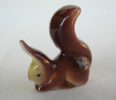 Hollóházi porcelán mini mókus