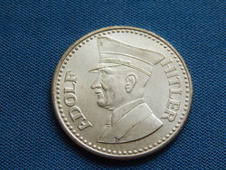 ADOLF HITLER 1889-45   Ezüstözött