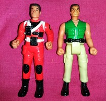 Retro ACTION MAN - 12 cm G.I.JOE MÉRET szép állapotban PÁRBAN EGYBE a képek szerint