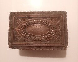 Magnificent Old Copper Jewelry Box