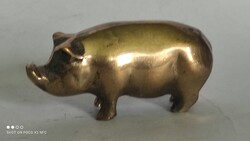 Réz malac szerencse malac súlyos nem aprócska nagyobbacska  6 darab elérhető ár darabár