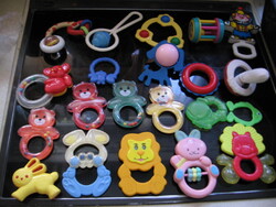 Retro Baby Rattles, Teething Toys Pack 21 pcs