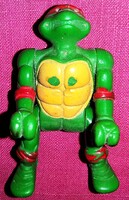 Retro trafikáru gumi figura TMHT -TNT - Tini Ninja Teknőcök - RAFFAELO ülő 10 cm a képek szerint