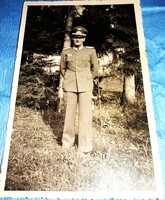 Antik1941. II. VH. kimenő egyenruhás német főtiszt fotó képeslap méret eredeti a képek szerint