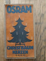 Osram izzók, régi izzócsövek 20. század eleje,eredeti dobozban, teljes