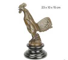 Art deco kakas bronz szobor