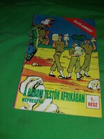 Retro kultusz képregény Cs Horváth - Korcsmáros : Rejtő - Három testőr Afrikában I. képek szerint