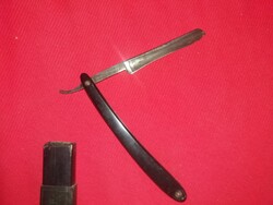 Antik 1910.cca MONARCHIA bakelit nyeles nyeles SOLINGEN borotva Günter Kőnig fodrász a képek szerint