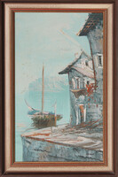 Alonso jelzéssel: Hajó a házak előtt