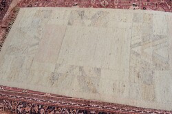 Szőnyeg kézzel szövött gyapjú szőnyeg 90 x 160 cm +rojt