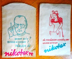 Nikotex 2 pcs old paper bags