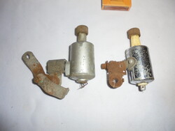 Két darab régi kerékpár dinamó - együtt