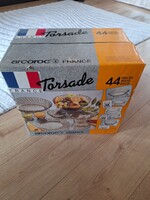 Torsade France füstüveg (44!!) darabos étkészlet Luminarc