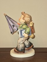 Hummel Goebel esernyős fiú ritka nagy méret