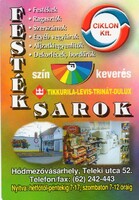 Kártyanaptár: Ciklon Kft, Hódmezővásárhely.