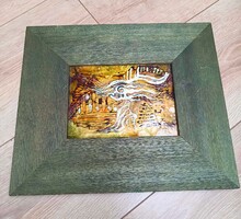 Barkos Bea  - Tűzzománc - "Mozgásban" - dedikált