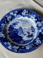 Kék wedgwood tányér