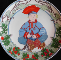 Villeroy&Boch Heinrich dísztányér -  UNICEF - a világ gyermekei sorozat
