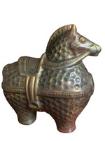 Zsolnay eozin cirkuszi ló, pajzspecsétes