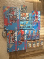 RITKA! Retro Fischertechnik és Vero Construc gyűjtemény  komplett készletek, motorok, transzformátor