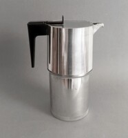 Hatalmas bauhaus Bialetti + Omg 'Prima' presszó 'kotyogós' kávéfőző Giuseppe de Gotzen1966 Italy