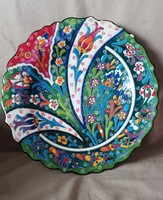 Török festett tányér