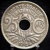 Franciaország 25 centime, 1924 C12D2V