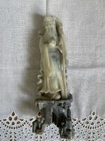 Antik Keleti zsírkő szobor nagy gyönyörű.