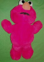 Retro Muppet Show / Sesamme street ELMO műanyag szemű plüss báb mese figura 38 cm képek szerint