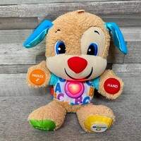 Fisher Price német interaktív plüssállat