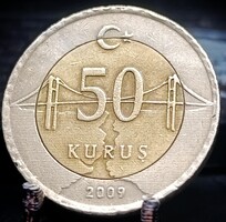Törökország 50 Kurus, 2009 07C3