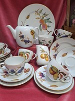 6 személyes Royal Worcester Evesham porcelán teáskészletet