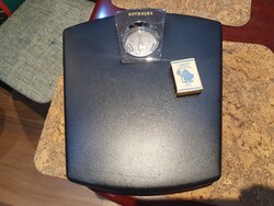 Retro astralux luxus személymérleg fürdőszobai kiegészítő puha bőrszerű borítással mázsa b6