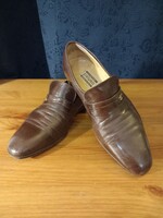 Vintage Peluso barna férfi bőrcipő 41,5 méretű