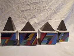 Rosenthal Studio-Linie Pop-Art Porcelain Spice Jars by Barbara Brenner