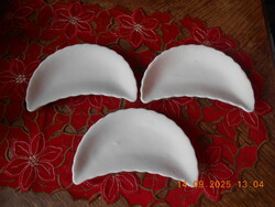 Zsolnay antik csontos tányér, ZW Pécs