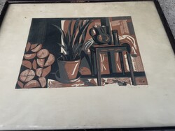 Gerzson Pál linómetszet